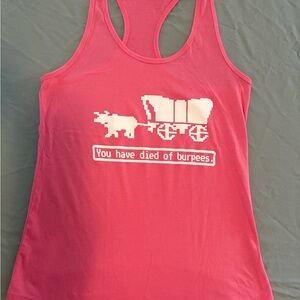 Pink Graphic Tank Top